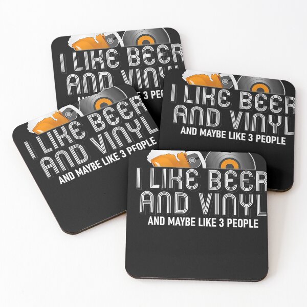 Item preview, I Like Beer & Vinyl designed and sold by Turnershophot.
