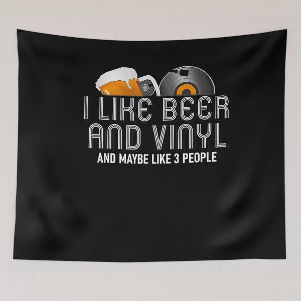 Item preview, I Like Beer & Vinyl designed and sold by Turnershophot.