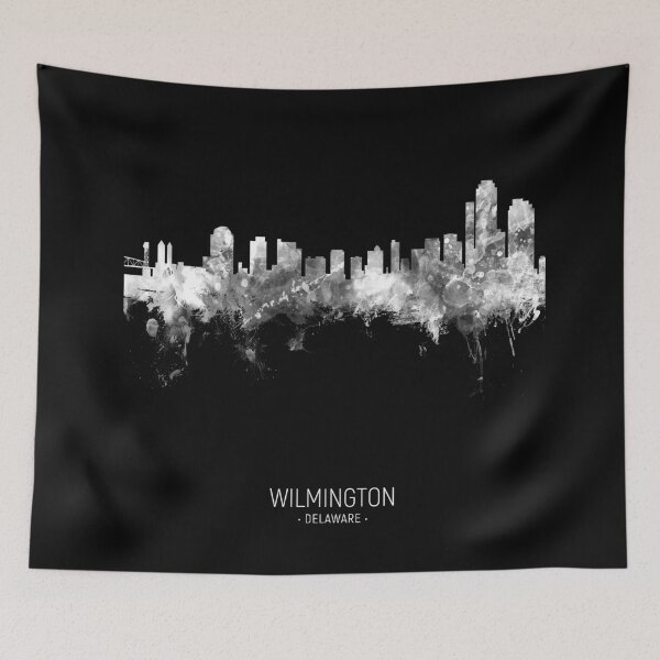 Artikelvorschau, Wilmington Delaware Skyline entworfen und verkauft von ArtPrints.