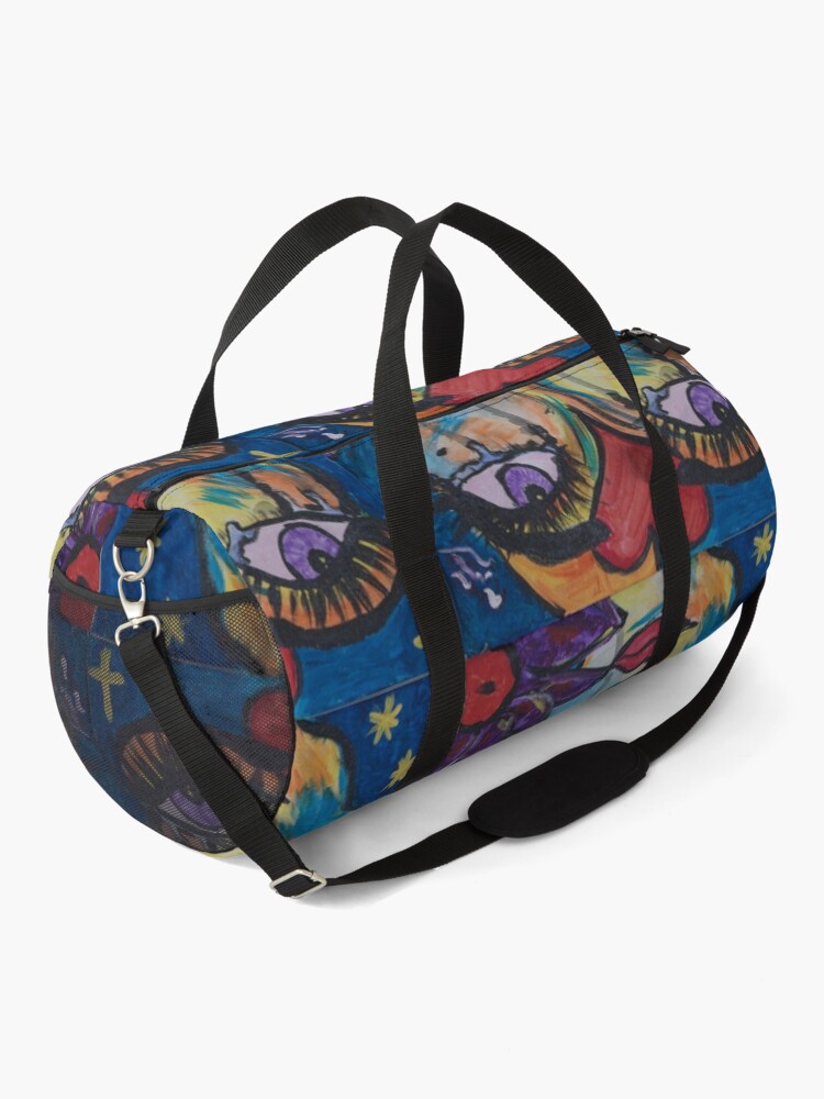 Thumbnail 2 of 3, Duffle Bag, Sad Heart designed and sold by MauiZan.