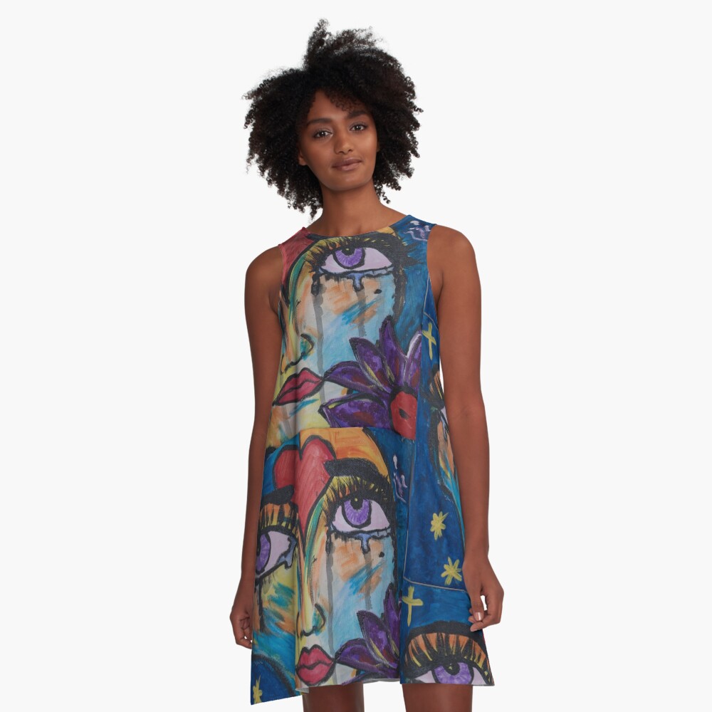 Item preview, A-Line Dress designed and sold by MauiZan.