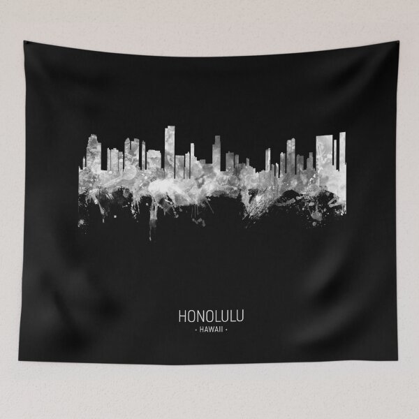 Item preview, Honolulu Hawaii Skyline designed and sold by ArtPrints.