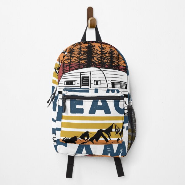 Item preview, I'm Done Teaching Let Go Camping Vintage Teacher Camping designed and sold by Turnershophot.