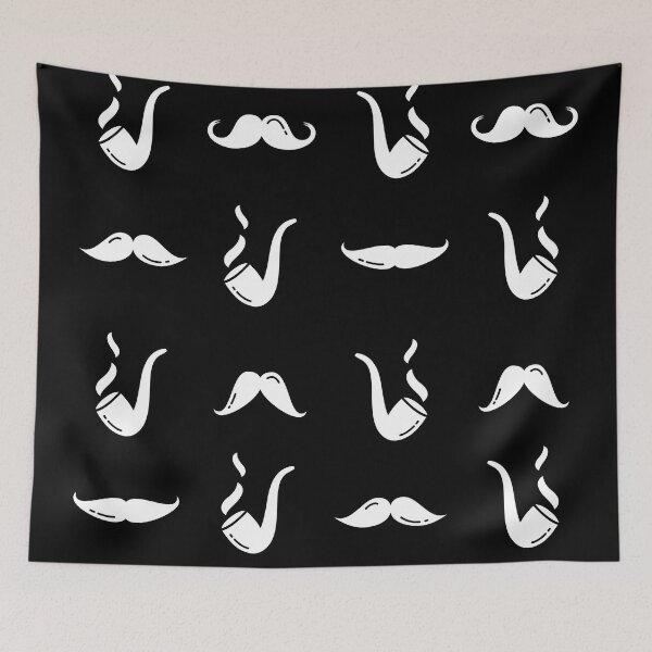 Item preview, Mustaches and pipes! designed and sold by GraphicBeauty.