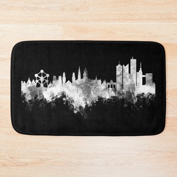 Item preview, Brussels Belgium Skyline designed and sold by ArtPrints.