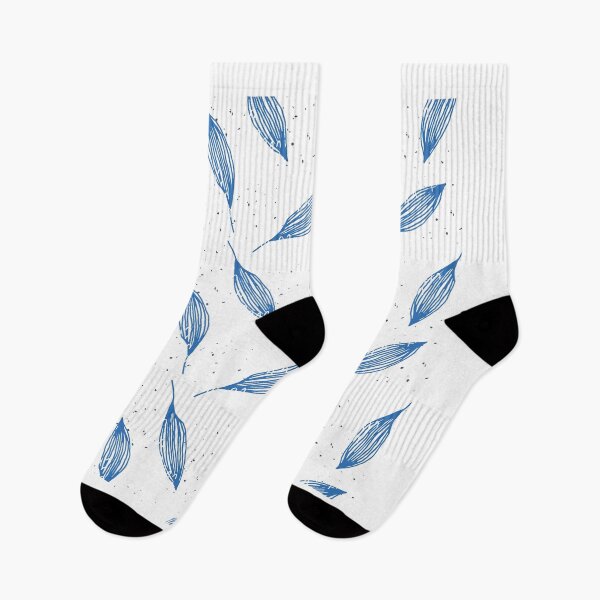 Item preview, Beautiful blue leaves pattern  designed and sold by Soumita  Das.
