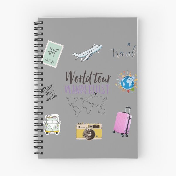 Item preview, world tour for wanderlust designed and sold by The Pattern Artist.
