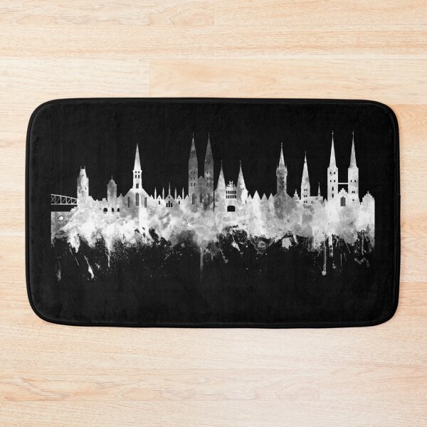 Item preview, Lübeck Germany Skyline designed and sold by ArtPrints.