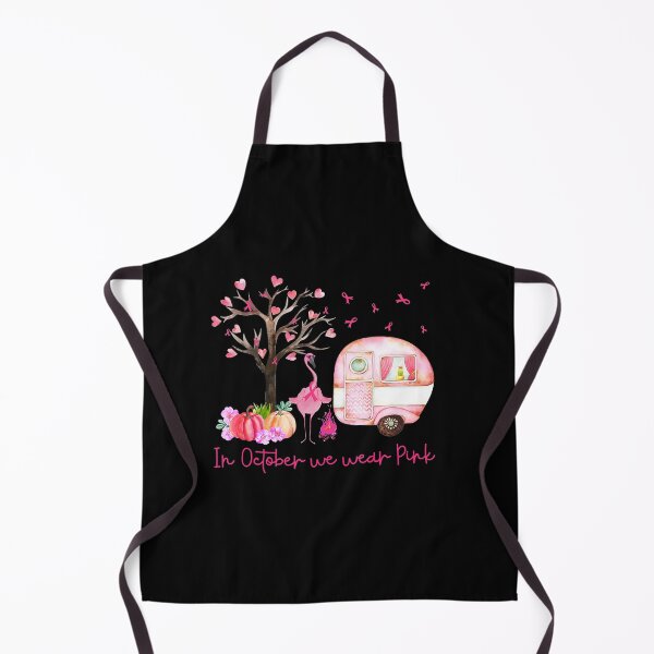 Item preview, In October We Wear Pink Flamingo Camping designed and sold by JonesErin.