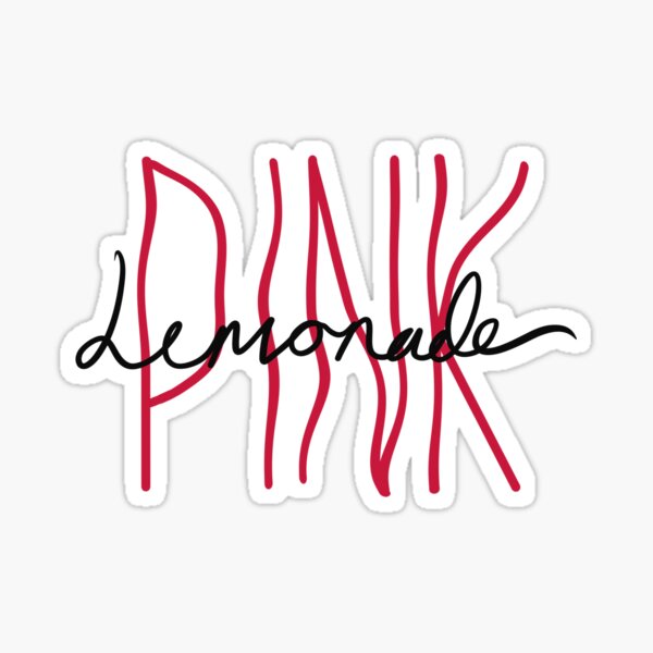 "Pink Lemonade, The Wombats Sticker" Sticker for Sale by missskyrat