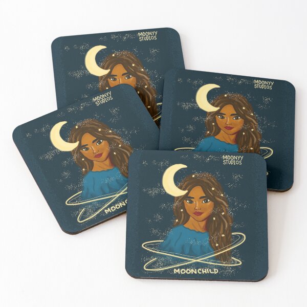 Artikelvorschau, Moonchild Graphic Tee entworfen und verkauft von moonyy-studios.