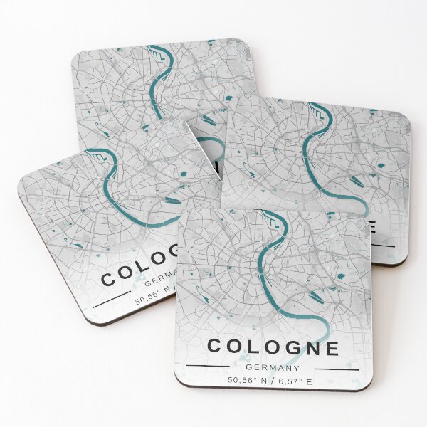 Item preview, COLOGNE CİTY ROAD MAP POSTER designed and sold by rashadat.