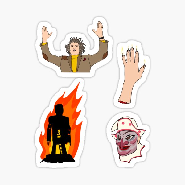 L'homme en osier | Ensemble d'autocollants Sticker