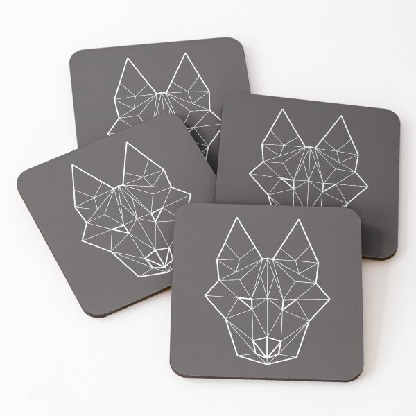 Item preview, Low poly wolf - White designed and sold by trivella.