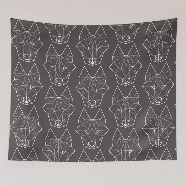 Item preview, Low poly wolf - White designed and sold by trivella.