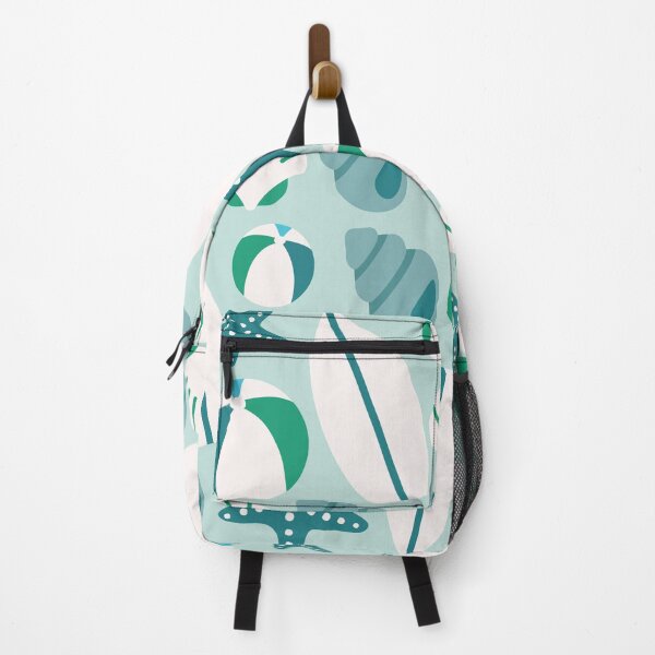 Item preview, Blue green beach shells starfish pattern gift design designed and sold by Michael Schmidt.
