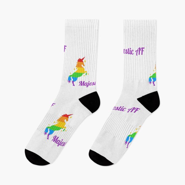 Item preview, Majestic AF LGBTQ+ Rainbow Unicorn designed and sold by Anthrocosmos.