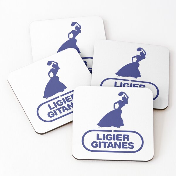 Item preview, Ligier Gitanes F1 team logo 1975-1980 'Gypsy dancer' - Dark blue print designed and sold by retropetrol.
