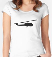 Helicopter Women's Fitted Scoop T-Shirt