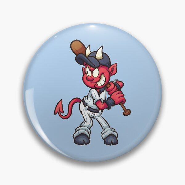Item preview, Baseball Devil Mascot designed and sold by wazoosi.