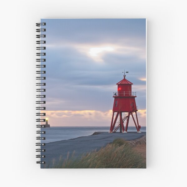 Item preview, Herd Groyne Lighthouse Sunrise, South Shields, Tyne and Wear designed and sold by Rob Cole Photography.