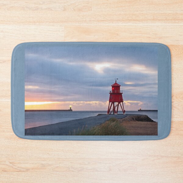 Item preview, Herd Groyne Lighthouse Sunrise, South Shields, Tyne and Wear designed and sold by Rob Cole Photography.