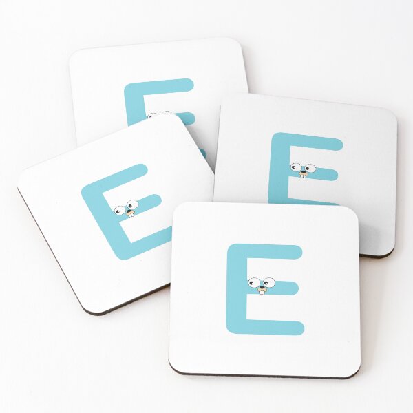 Item preview, Blue Go Lang Gopher Letter E designed and sold by codingpotato.