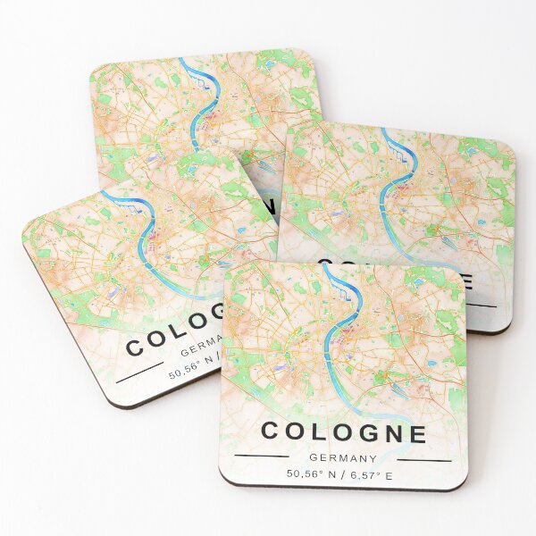 Item preview, COLOGNE CİTY ROAD MAP POSTER designed and sold by rashadat.