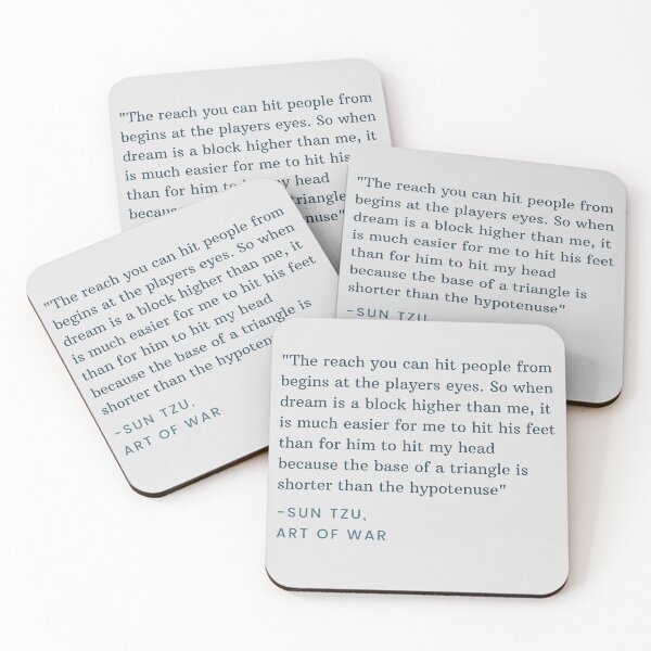 Item preview, Sun Tzu art of war quote from dream vs technoblade video designed and sold by Cloud Five.
