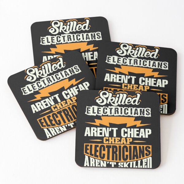 Item preview, Skilles electricians arent cheap funny shirt designed and sold by Grinover.