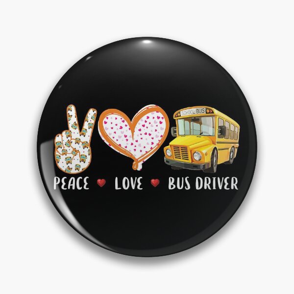 Item preview, Peace love Bus Driver designed and sold by KhanWill.