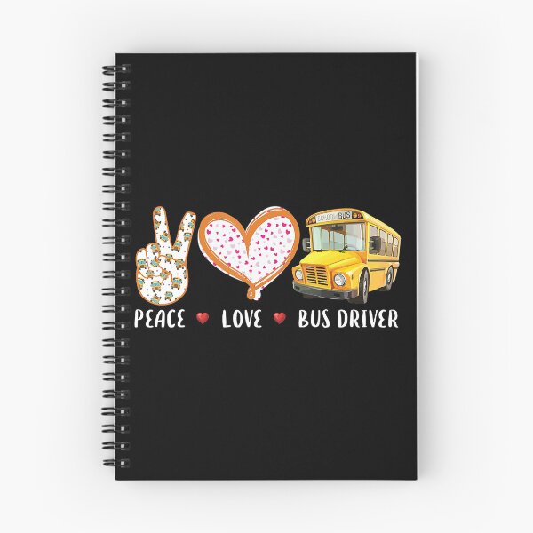 Item preview, Peace love Bus Driver designed and sold by KhanWill.