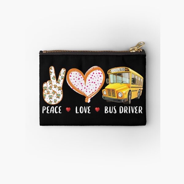 Item preview, Peace love Bus Driver designed and sold by KhanWill.