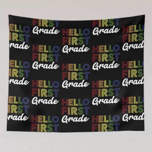 Item preview, Hello First Grade - gift back to school funny designed and sold by DiogoCalheiros.