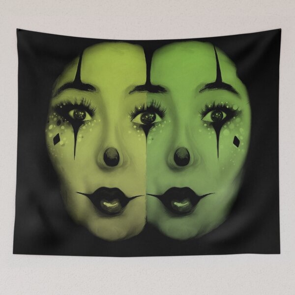 Item preview, Harlequin Lemon and Lime Gemini designed and sold by LJWDesigns.