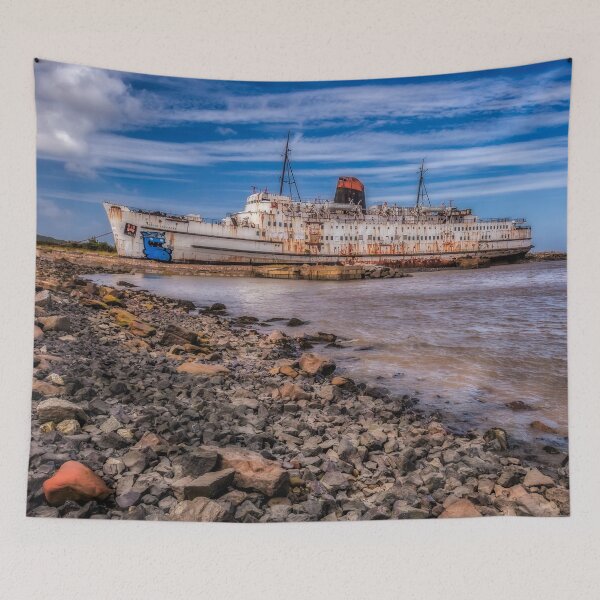 Item preview, The Duke of Lancaster Ship Mostyn Docks Wales designed and sold by AJEvans.