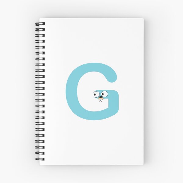 Item preview, Blue Go Lang Gopher Letter G designed and sold by codingpotato.