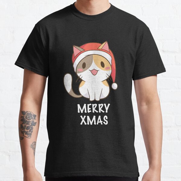 Item preview, Funny cat Christmas Merry Xmas gift saying designed and sold by MichaelTeupser.