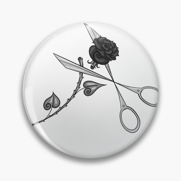 Item preview, Cut Rose And Scissors 2 designed and sold by Ella Dethloff.