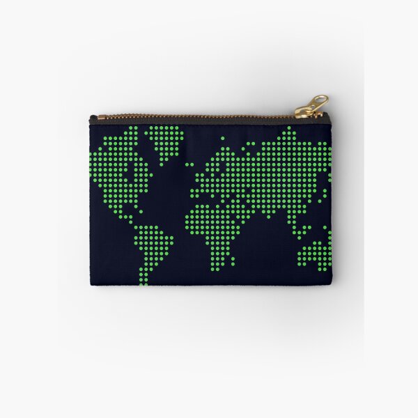 Item preview, Green Dot World Map designed and sold by Poptopia.