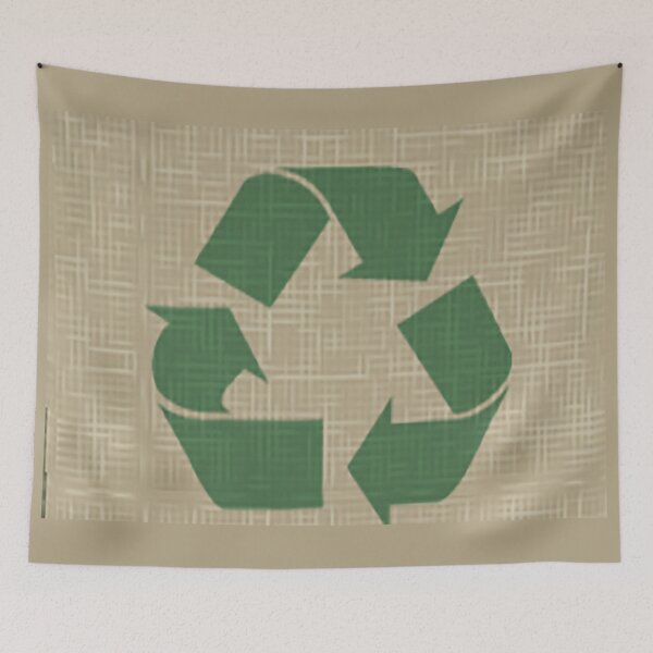 Item preview, recycled symbol designed and sold by The Poette.