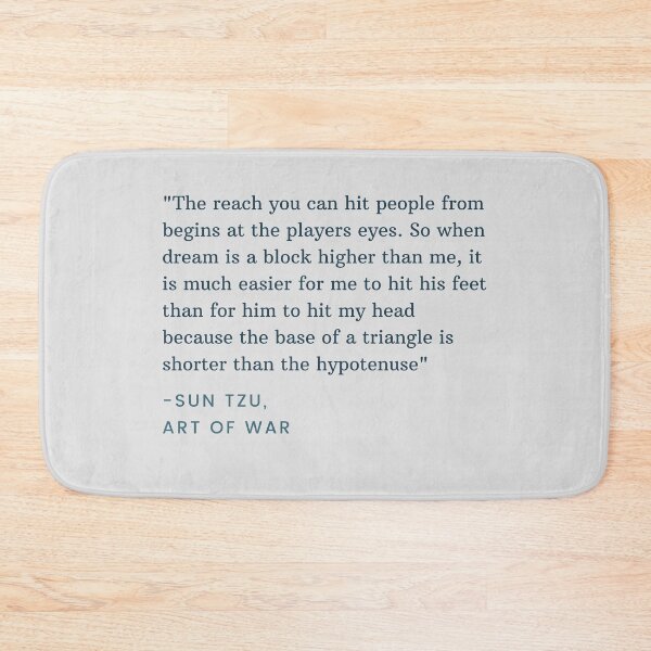 Item preview, Sun Tzu art of war quote from dream vs technoblade video designed and sold by Cloud Five.