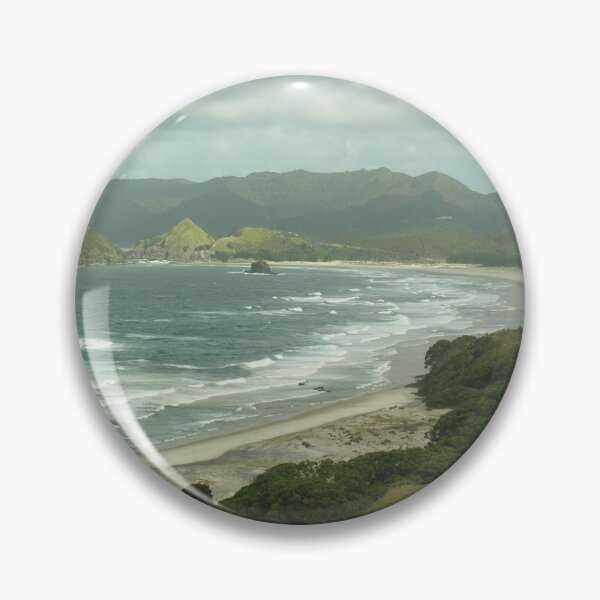 Item preview, Wind-blown Day at Medlands Beach, Great Barrier Island, New Zealand Bath Mat designed and sold by Hanlar.