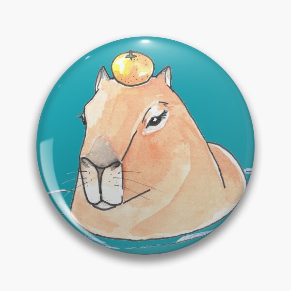 Item preview, Unbothered Capybara designed and sold by rachelclaireart.