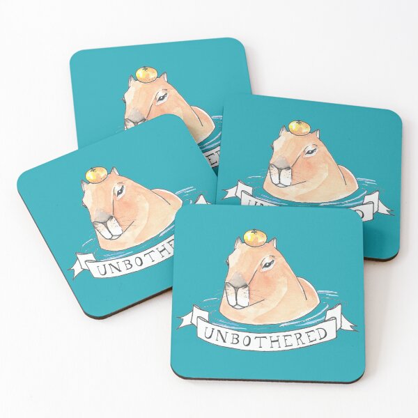 Item preview, Unbothered Capybara designed and sold by rachelclaireart.