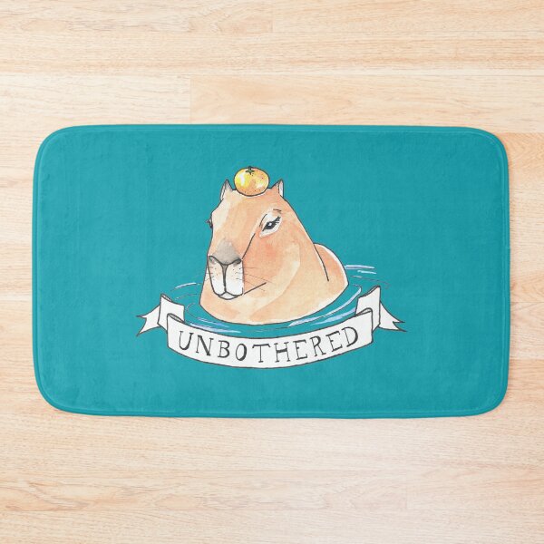 Item preview, Unbothered Capybara designed and sold by rachelclaireart.