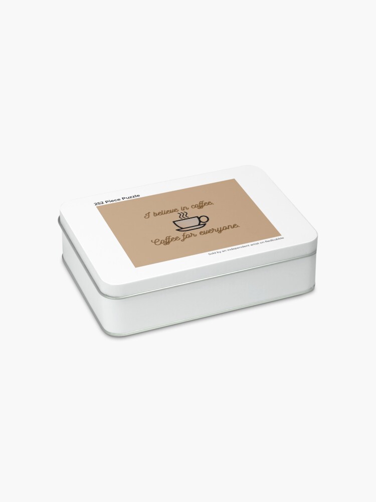 Alternate view of I Believe In Coffee - Daria Morgendorffer Design Jigsaw Puzzle