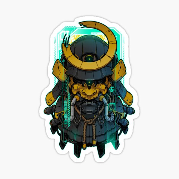 Samouraï Mecha 01 Sticker