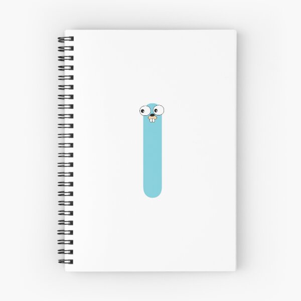 Item preview, Blue Go Lang Gopher Letter I designed and sold by codingpotato.