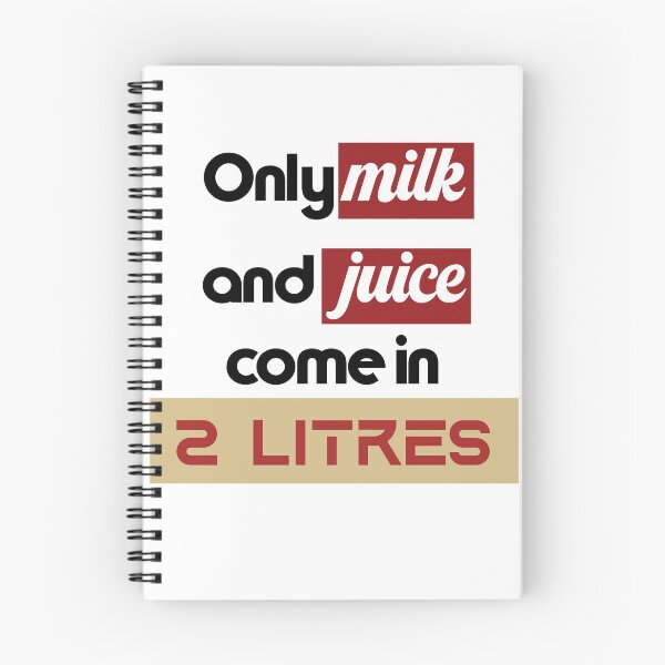 Item preview, Only Milk and Juice Come In 2 Litres designed and sold by djal-lk.